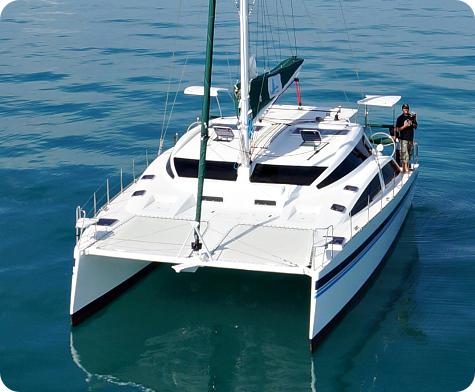 Book yachts online - catamaran - Island Spirit 380 - Island Time - rent