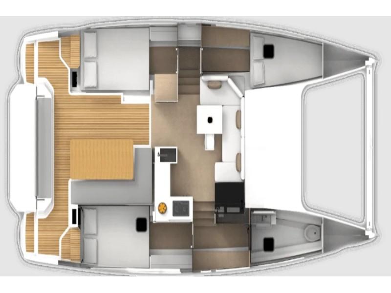 Book yachts online - catamaran - Aventura 34 - Jumping Fitness - rent
