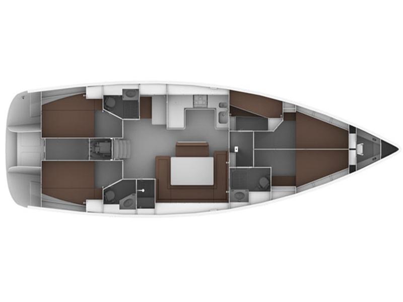 Book yachts online - sailboat - Bavaria 50 Cruiser - MINA - rent