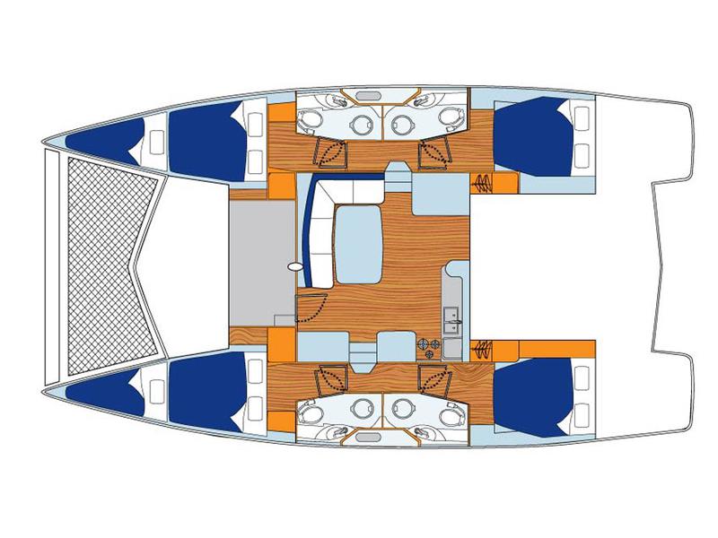 Book yachts online - catamaran - Leopard 44 - La Luna (Cuba) - rent