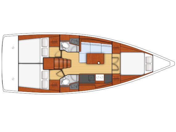Book yachts online - sailboat - Oceanis 38.1 - Rosa Bella - rent
