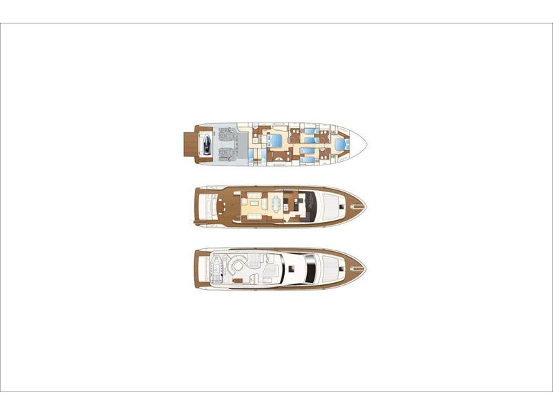 Book yachts online - motorboat - Ferretti 780 - Tesoro - rent