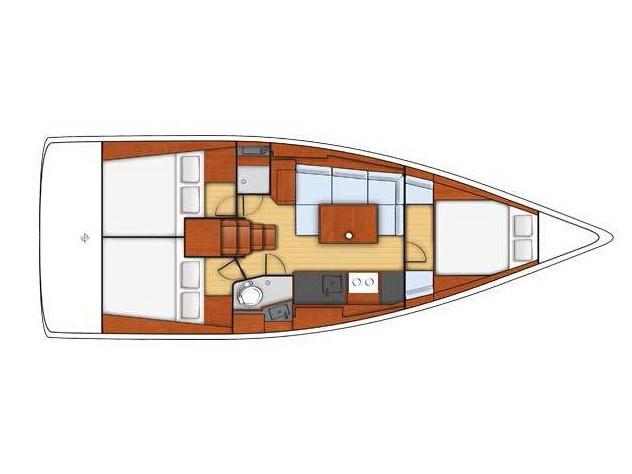Book yachts online - sailboat - Oceanis 38 - Maun - rent