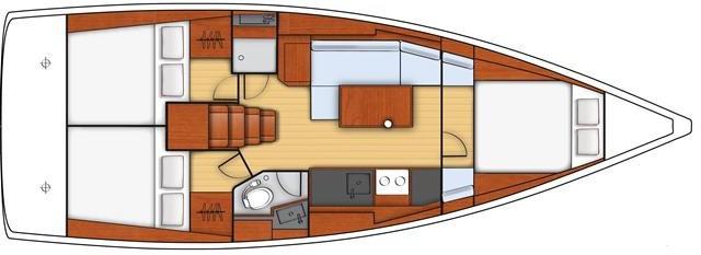Book yachts online - sailboat - Oceanis 38 - Karavas - rent