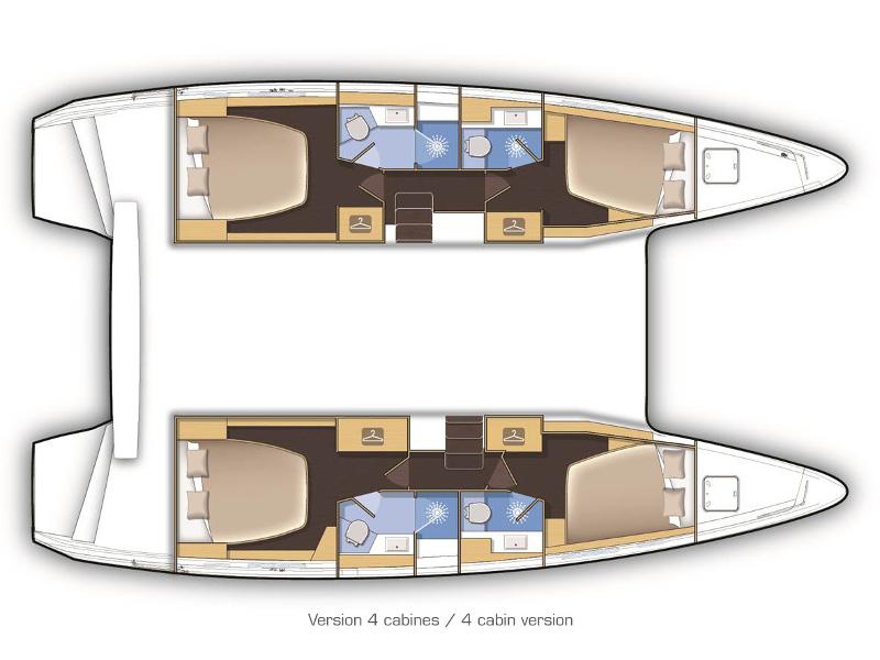 Book yachts online - catamaran - Lagoon 42 - Magan - rent