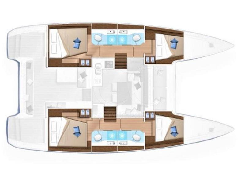 Book yachts online - catamaran - Lagoon 40 - Mascalzone Lametino - Comfort line - rent