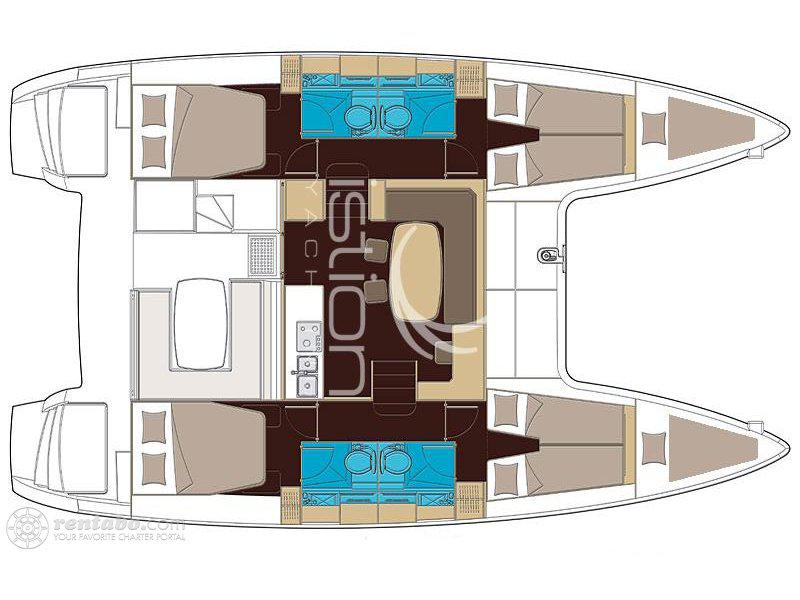 Book yachts online - catamaran - Lagoon 42 (Gen+A/C+WM) - Cucuncio - Comfort line - rent