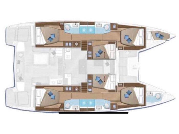 Book yachts online - catamaran - Lagoon 50 (Gen+A/C+WM) - SAILUXE - Finocchietto - rent
