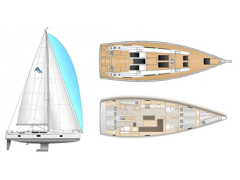 Book yachts online - sailboat - Hanse 508 - Medusa II - rent