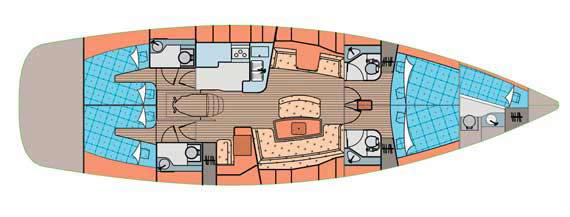 Book yachts online - sailboat - Elan 514 Impression - Maja 07   - rent