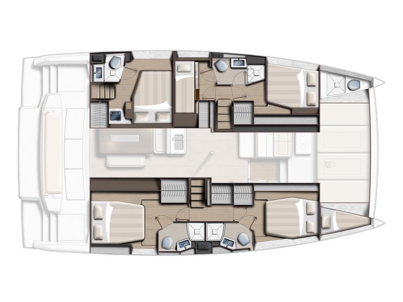 Book yachts online - catamaran - Bali 4.6 - TRITON - rent