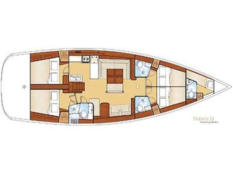 Book yachts online - sailboat - Sun Odyssey 54DS - PETER PAN (ex. KATICA) - rent