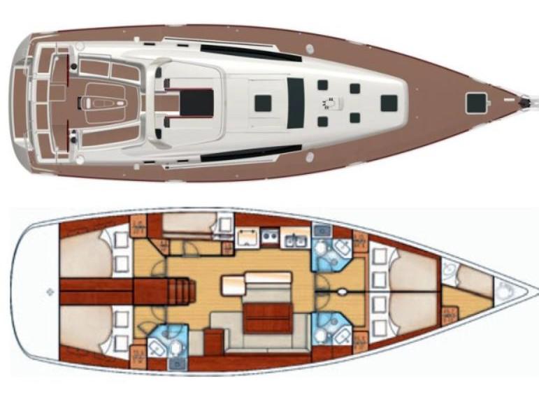 Book yachts online - sailboat - Oceanis 50 Family - Free Spirit - Brand New engine 2020 - rent