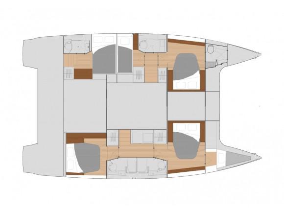Book yachts online - catamaran - Saona - DESAFINADO - AC and generator - rent