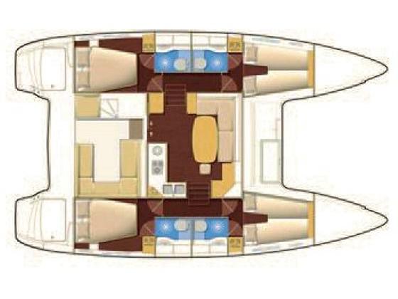 Book yachts online - catamaran - Lagoon 400 S2. - Vicky - rent