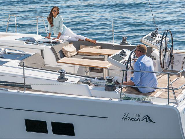 Book yachts online - sailboat - Hanse 588 - AMADEA (ONLY SKIPPERED) - rent