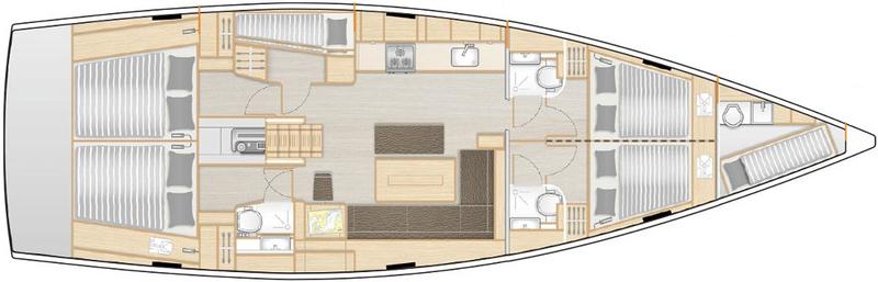 Book yachts online - sailboat - Hanse 508 - EL GRANDE - rent
