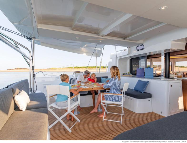 Book yachts online - catamaran - Lagoon 46 A/C &amp; GEN &amp; WM - HARMONY - rent