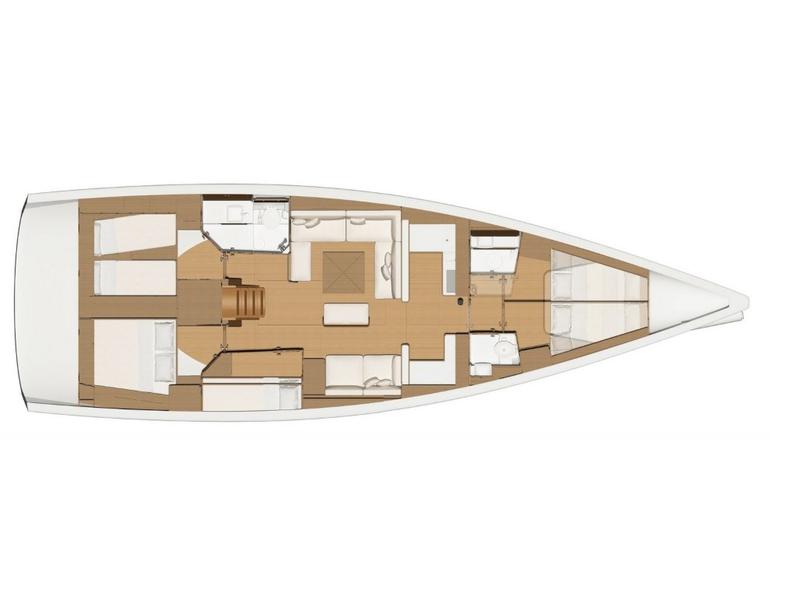 Book yachts online - sailboat - Dufour 520 GL - Greenleaf - rent