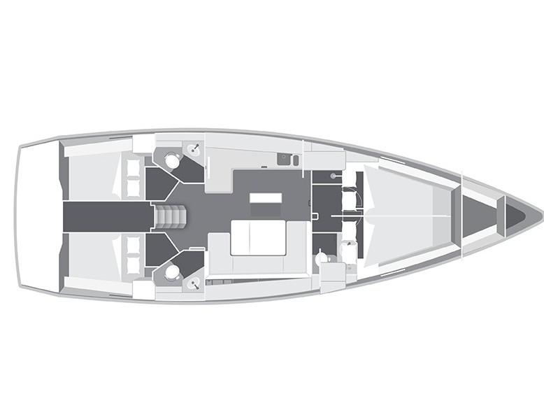 Book yachts online - sailboat - Bavaria Cruiser 46 - Morning Star  - A/C in Saloon - rent