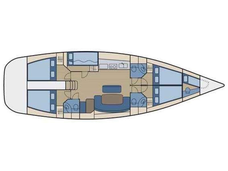 Book yachts online - sailboat - Beneteau Cyclades 50.5 - Voreas - A/C &amp; Generator - rent