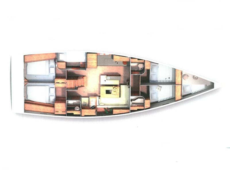 Book yachts online - sailboat - Hanse 505 - Marina Estrella Three - rent