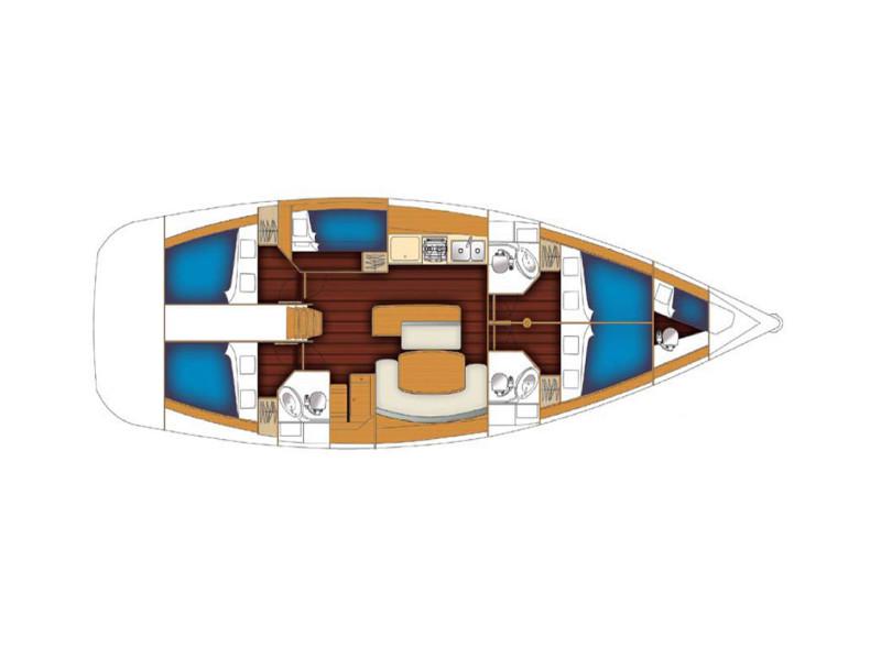 Book yachts online - sailboat - BENETEAU Cyclades 50.5 2009-10 REFIT 2019 - AMETHYST  - rent