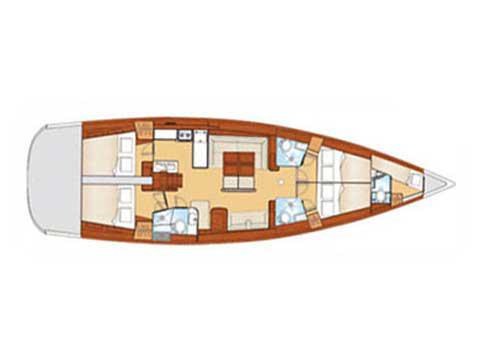 Book yachts online - sailboat - Oceanis 54 - Altais - rent