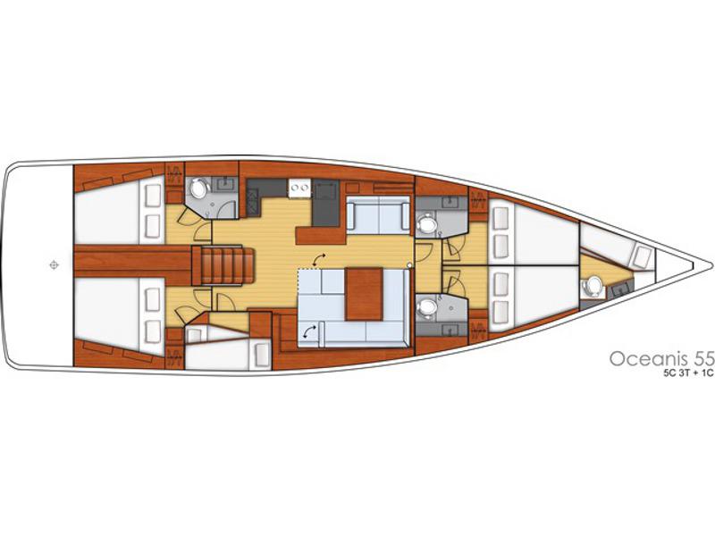 Book yachts online - sailboat - Oceanis 55 - Esther - rent