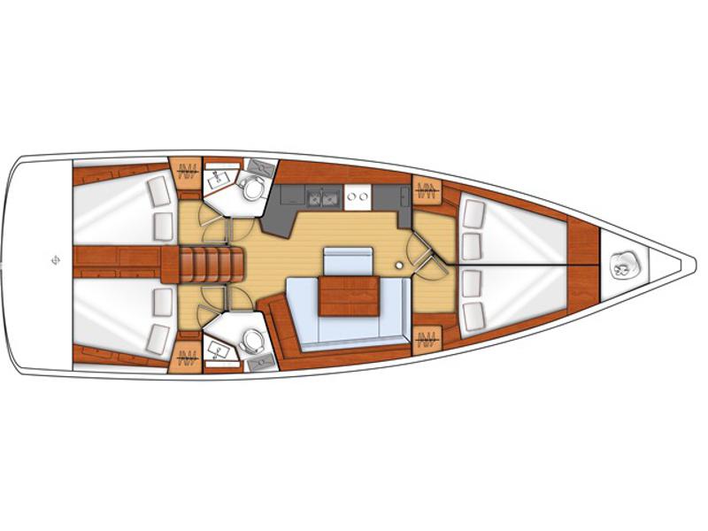 Book yachts online - sailboat - Oceanis 45 - Baltica - rent