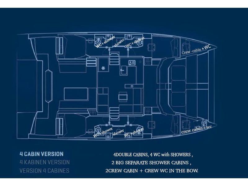 Book yachts online - powercatamaran - Nautitech 47 Power - ZEUS - rent