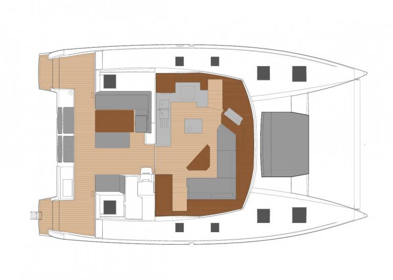Book yachts online - catamaran - Saona 47 - ES-A/C, Gen, Water-maker - rent