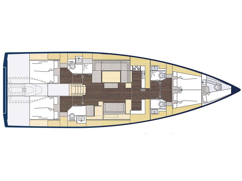 Book yachts online - sailboat - Bavaria C57 Style - BavC57-21 - rent