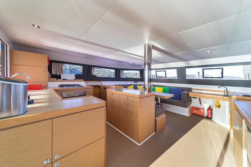Book yachts online - catamaran - Dufour 48 Catamaran - VAR - BLUE HULL, AC+GEN., UNDERWATER LIGHTS - rent