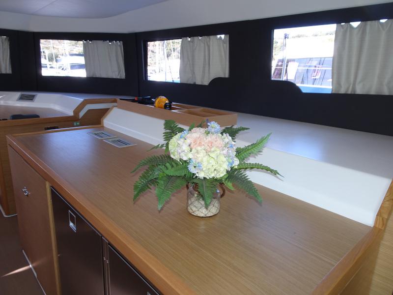 Book yachts online - catamaran - Dufour 48 Catamaran - LER - BLUE HULL, AC+GEN., UNDERWATER LIGHTS - rent
