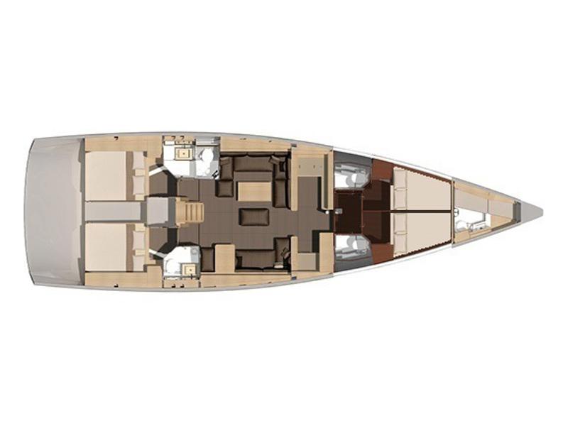 Book yachts online - sailboat - Dufour 560 Grand Large - PETROVICH - fully equipped - rent