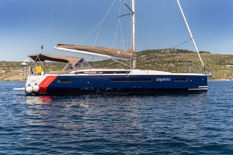 Book yachts online - sailboat - Sun Odyssey 490 - BALDUR (NEW MODEL, BLUE HULL, AC+GEN.) - rent