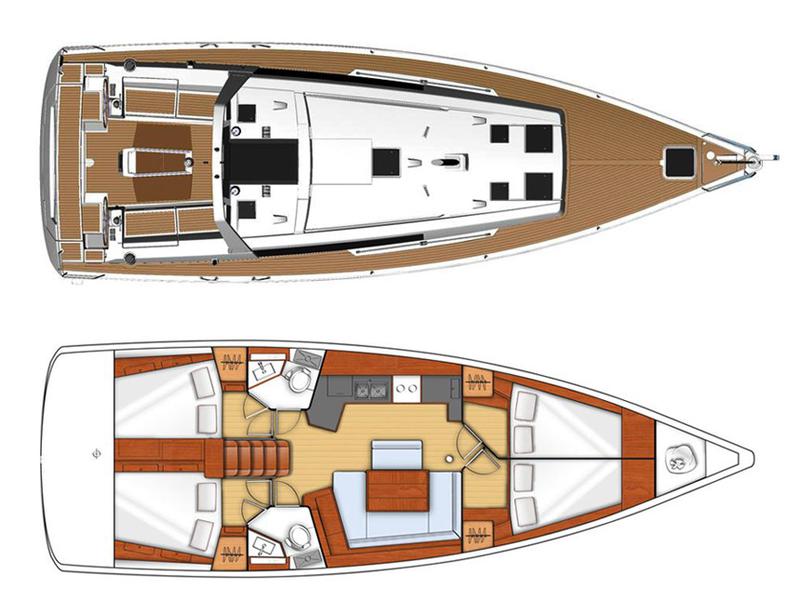 Book yachts online - sailboat - Oceanis 45 - Melinda(Rebuilt 2021) - rent