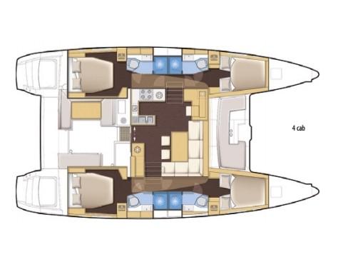Book yachts online - catamaran - Lagoon 450  Flybridge - Arp - rent