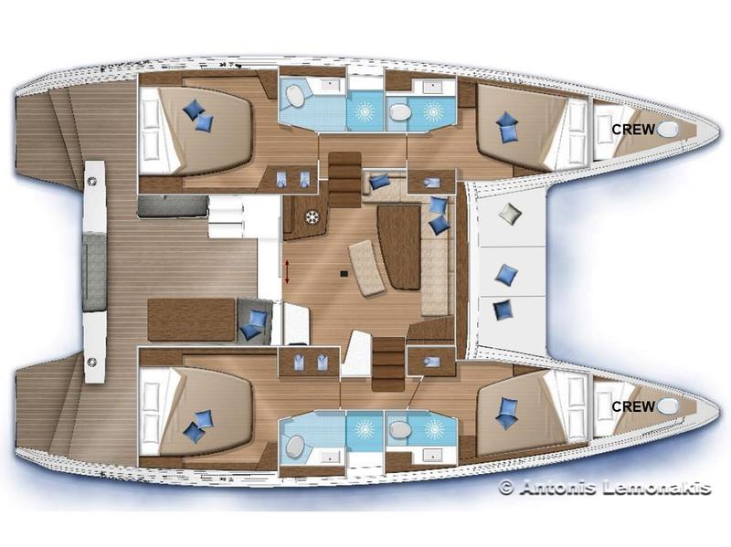 Book yachts online - catamaran - Lagoon 42 - Winny (skippered only) - rent