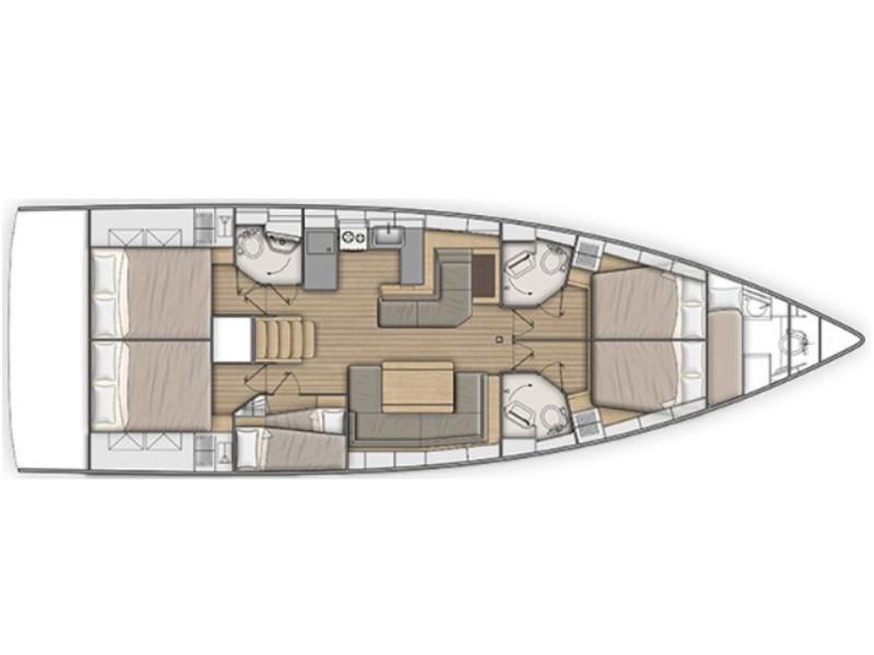 Book yachts online - sailboat - Oceanis 51.1 - Bolero - rent