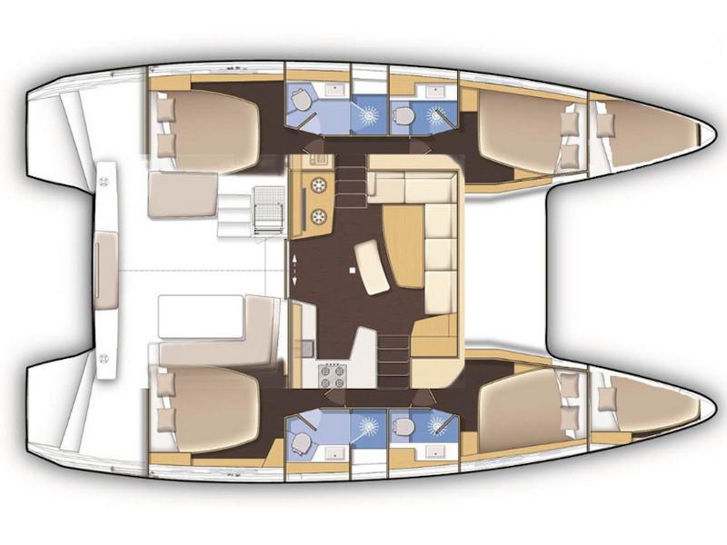 Book yachts online - catamaran - Lagoon 42 - La Fenice - rent
