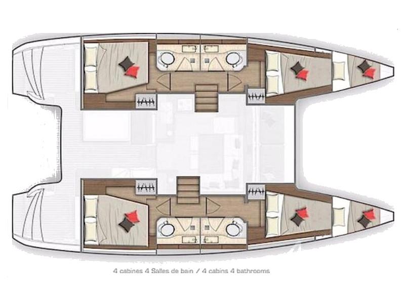 Book yachts online - catamaran - Lagoon 40 - Nereo - rent