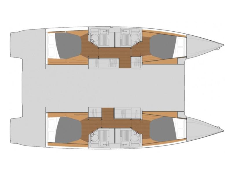 Book yachts online - catamaran - Fountaine Pajot Astréa 42 - Astrea (watermaker+generator) - rent