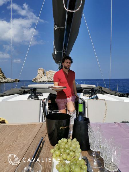 Book yachts online - sailboat - Dufour 56 Exclusive - Cavaliere CAST(Ac+Gen+Wm+Bbq) - rent