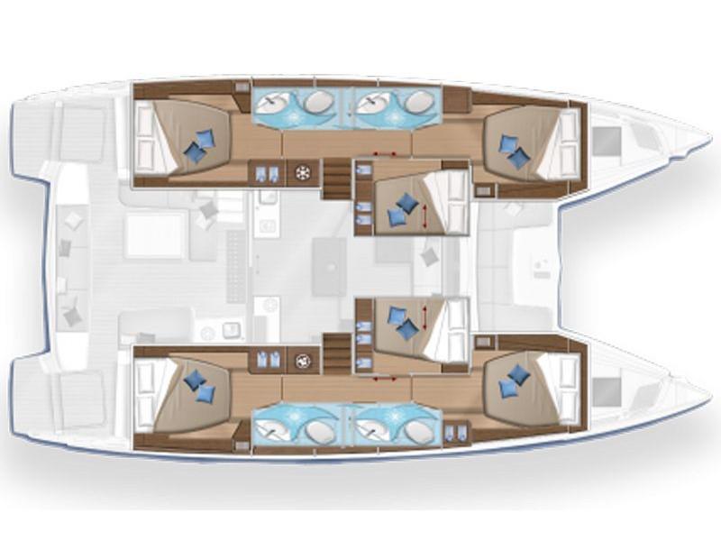 Book yachts online - catamaran - Lagoon 50 - Colibrì Platinum Service - rent
