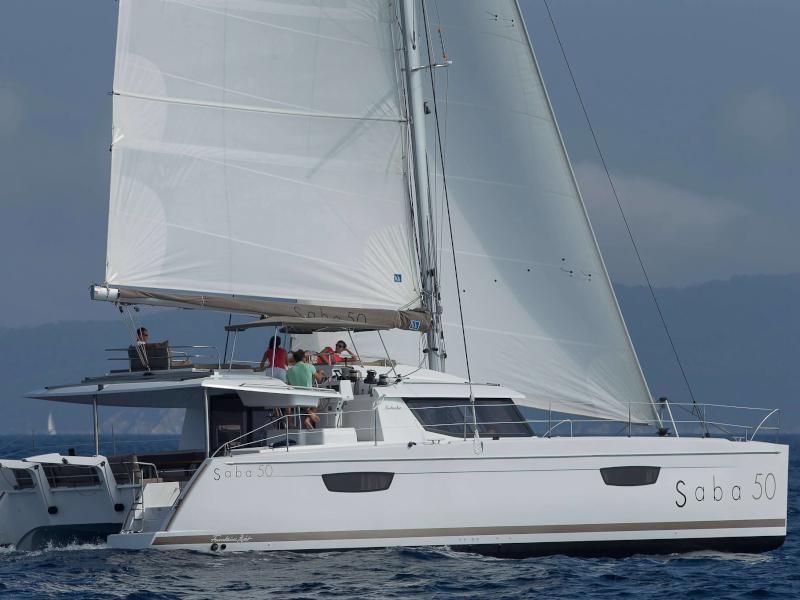 Book yachts online - catamaran - Saba 50 - Princess Aphrodite (crewed) - rent