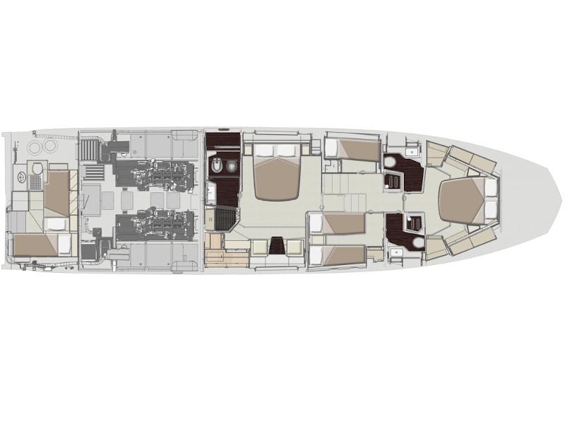 Book yachts online - motorboat - Azimut 66 Fly - Tamara II - rent