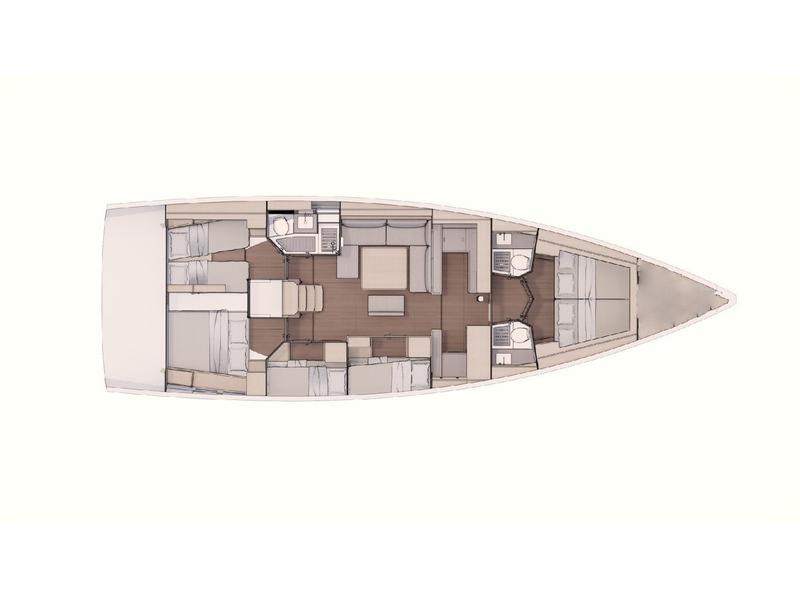 Book yachts online - sailboat - Dufour 530 - JOHANNA - AC and generator - rent