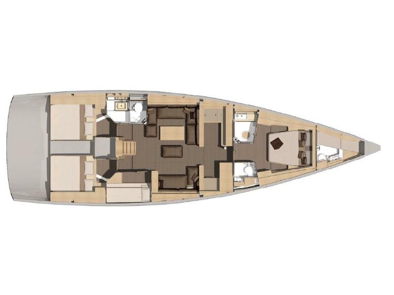 Book yachts online - sailboat - Dufour 56 Exclusive - Grace - rent